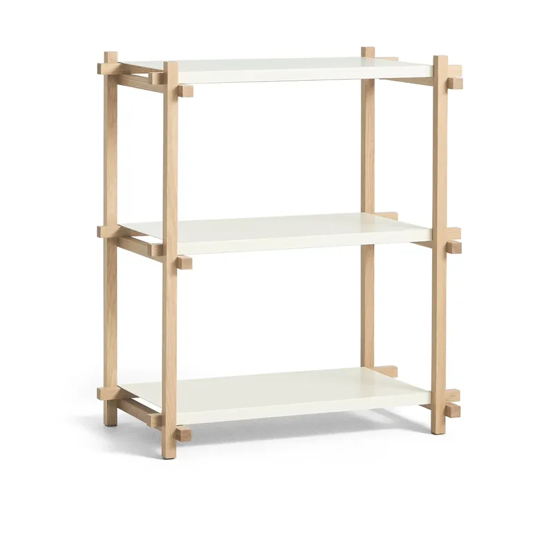HAY Woody Column hylla Almond white, low
