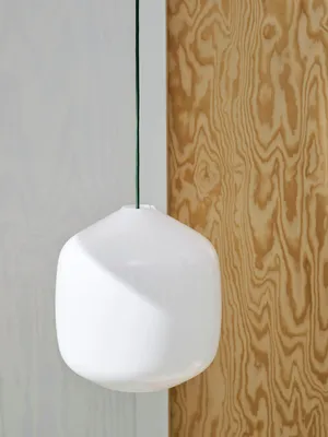 HAY Buoy pendel White-beton grey, Ø20 cm