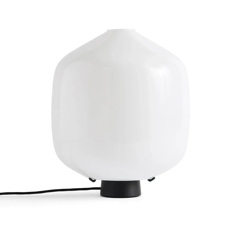 HAY Aspekt Buoy bordslampa Opal/Soft black, 30 cm