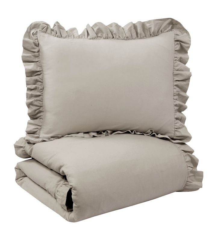 Redlunds Romance Påslakanset Beige 150x210 50x60 cm