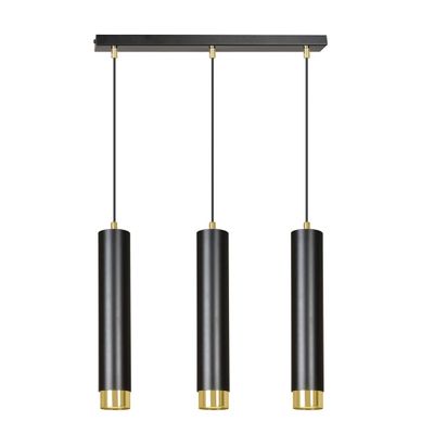 Emibig Lighting Taklampa KIBO 3 SVART/GULD