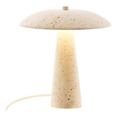 House Nordic Consett bordslampa travertin natur, 25,5 cm