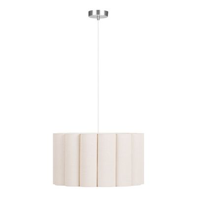 House Nordic Watton Taklampa - Stål/Linne, Grå/Beige