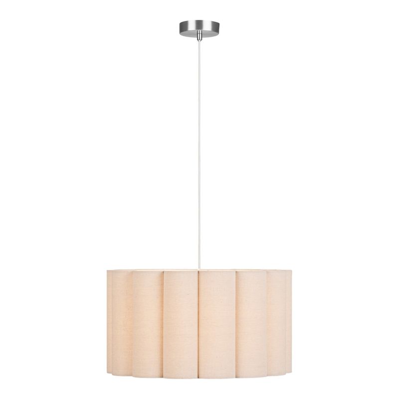 House Nordic Watton Taklampa - Stål/Linne, Grå/Beige