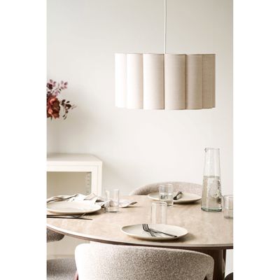 House Nordic Watton Taklampa - Stål/Linne, Grå/Beige