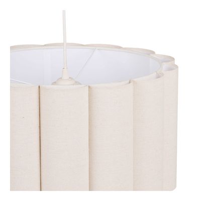 House Nordic Watton Taklampa - Stål/Linne, Grå/Beige