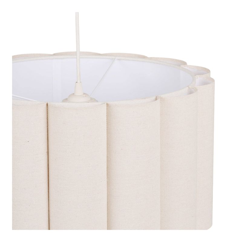 House Nordic Watton Taklampa - Stål/Linne, Grå/Beige