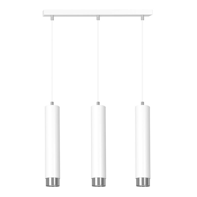 Emibig Lighting Taklampa KIBO 3 VIT/KROM
