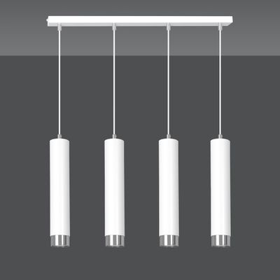 Emibig Lighting Taklampa KIBO 4 VIT/KROM