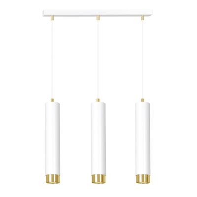 Emibig Lighting Taklampa KIBO 3 VIT/GULD