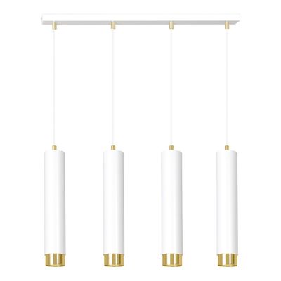 Emibig Lighting Taklampa KIBO 4 VIT/GULD