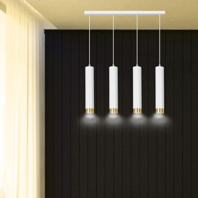 Emibig Lighting Taklampa KIBO 4 VIT/GULD