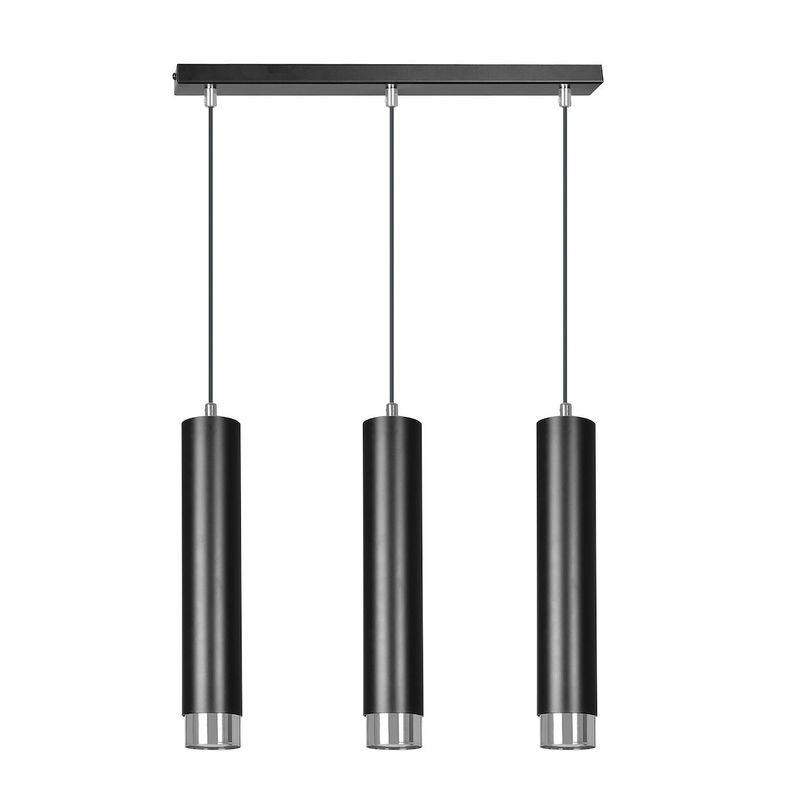 Emibig Lighting Taklampa KIBO 3 SVART/KROM