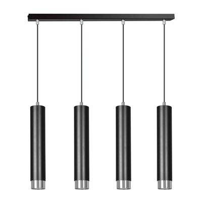 Emibig Lighting Taklampa KIBO 4 SVART/KROM