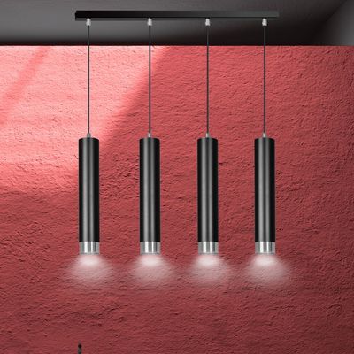 Emibig Lighting Taklampa KIBO 4 SVART/KROM