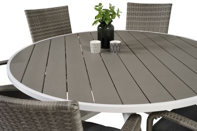 Venture Home Parma, Anna Matgrupp Grå