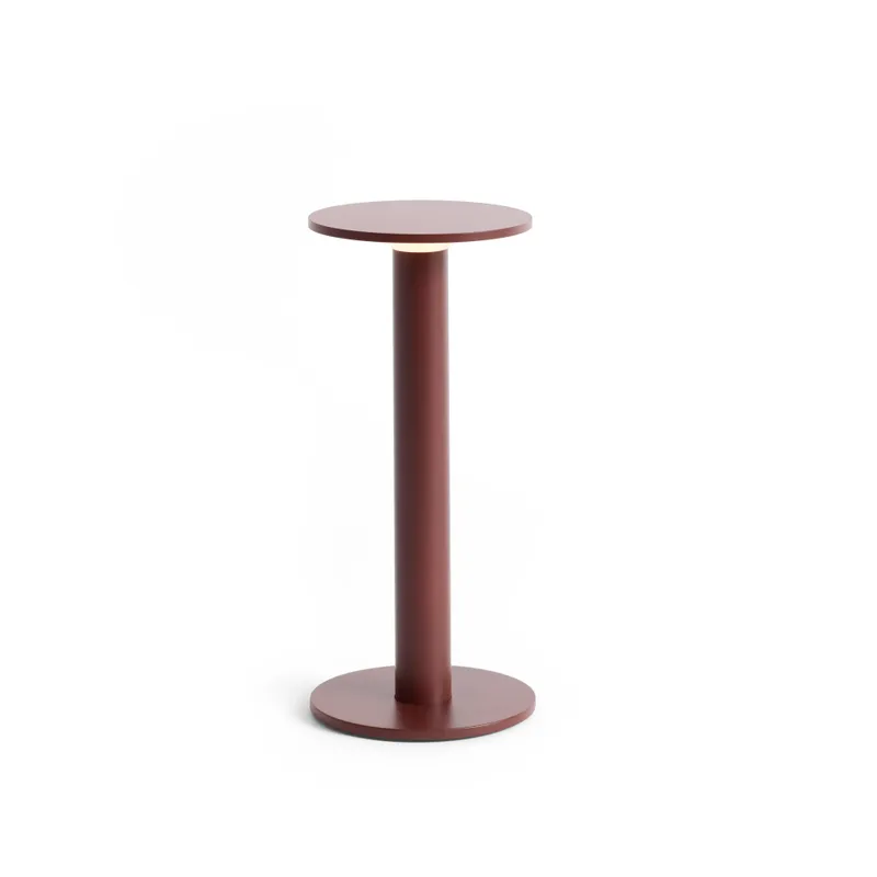 HAY Host portabel lampa Iron red, 22 cm