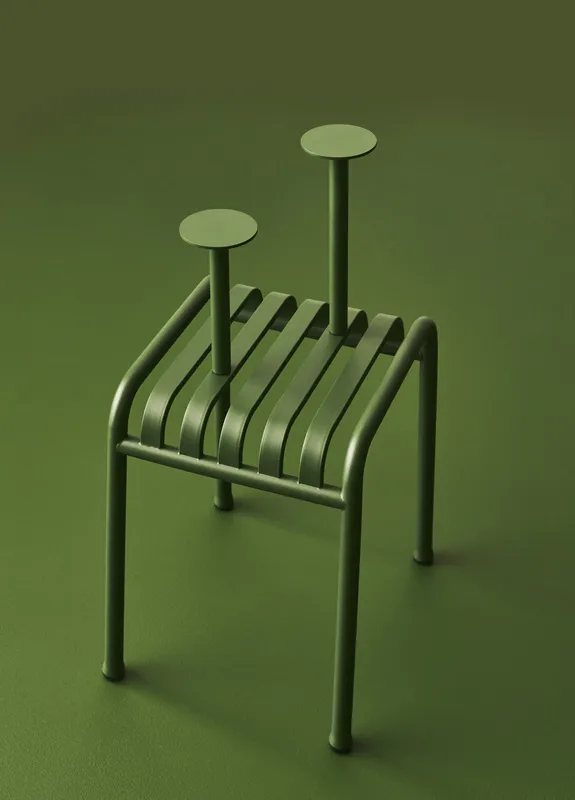 HAY Host portabel lampa Olive, 22 cm