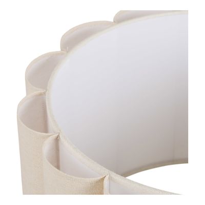 House Nordic Wattom Golvlampa - Stål/linne, grå/beige