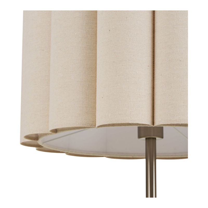 House Nordic Wattom Golvlampa - Stål/linne, grå/beige