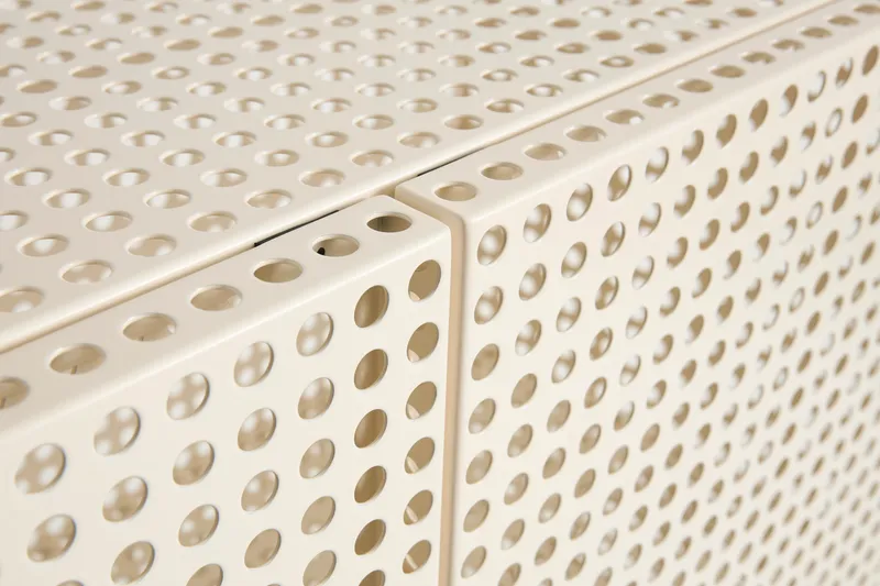 HAY Perforated Cabinet skåp Eggshell, large