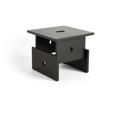 HAY Wood Box soffbord Black lacquered oak
