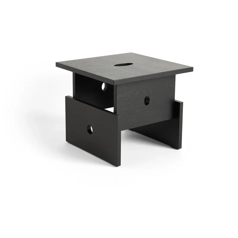 HAY Wood Box soffbord Black lacquered oak