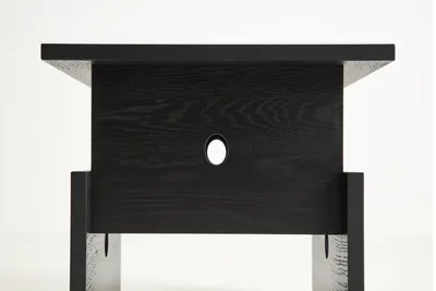 HAY Wood Box soffbord Black lacquered oak
