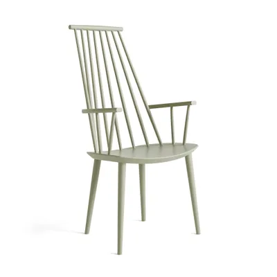 HAY J110 karmstol, Sage lacquered beech