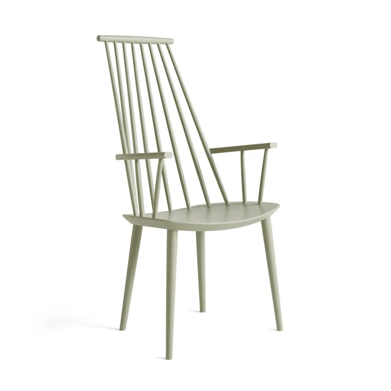 HAY J110 karmstol, Sage lacquered beech