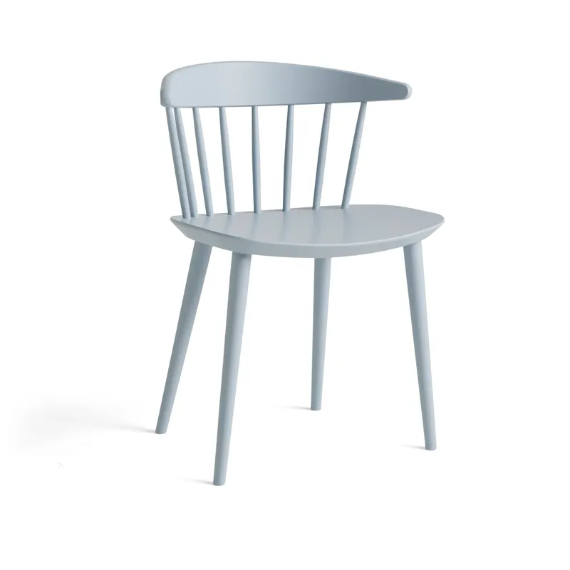 HAY J104 stol, Slate blue lacquered beech