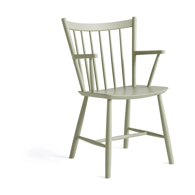 HAY J42 karmstol, Sage lacquered beech