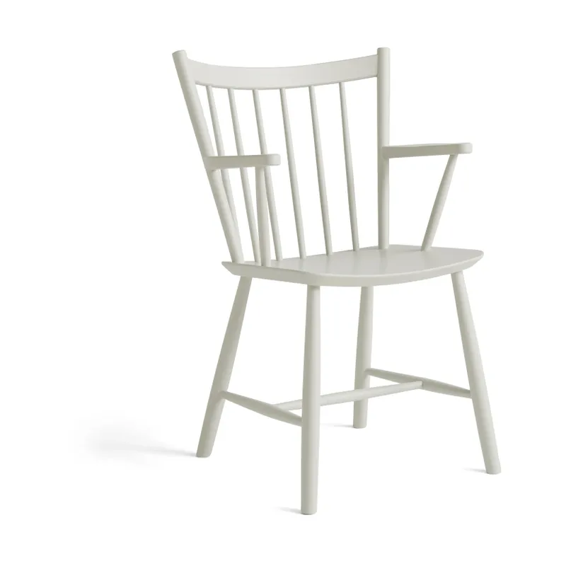 HAY J42 karmstol, Warm grey lacquered beech