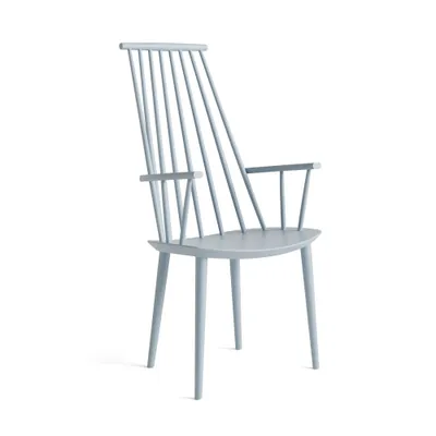 HAY J110 karmstol, Slate blue lacquered beech