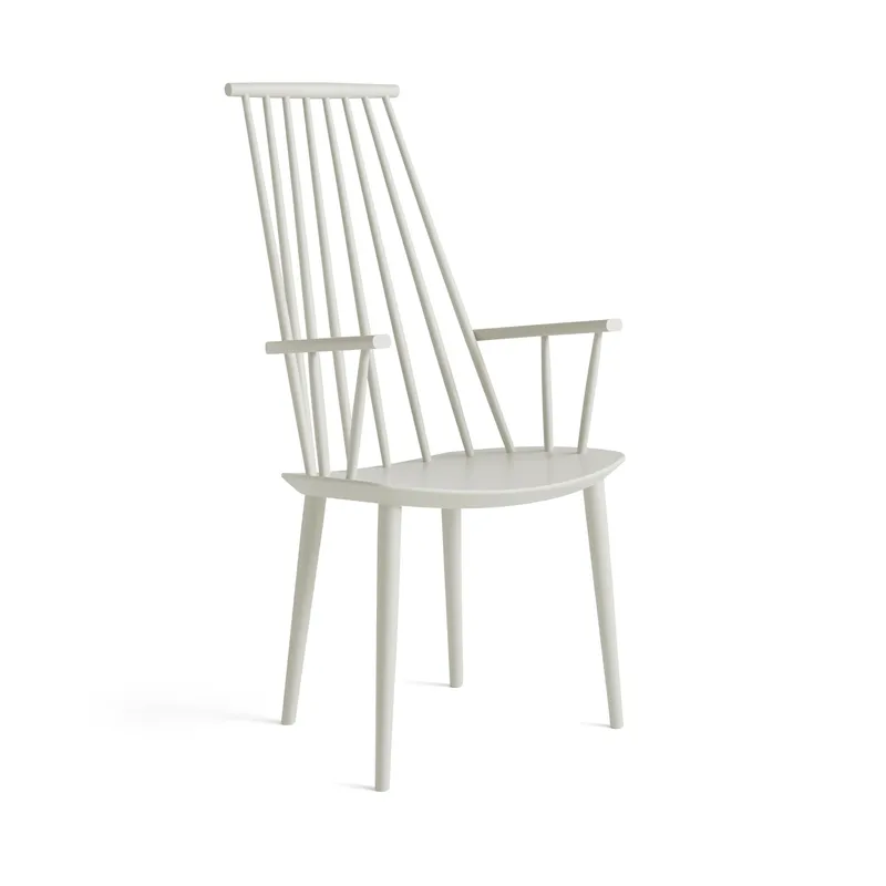 HAY J110 karmstol, Warm grey lacquered beech