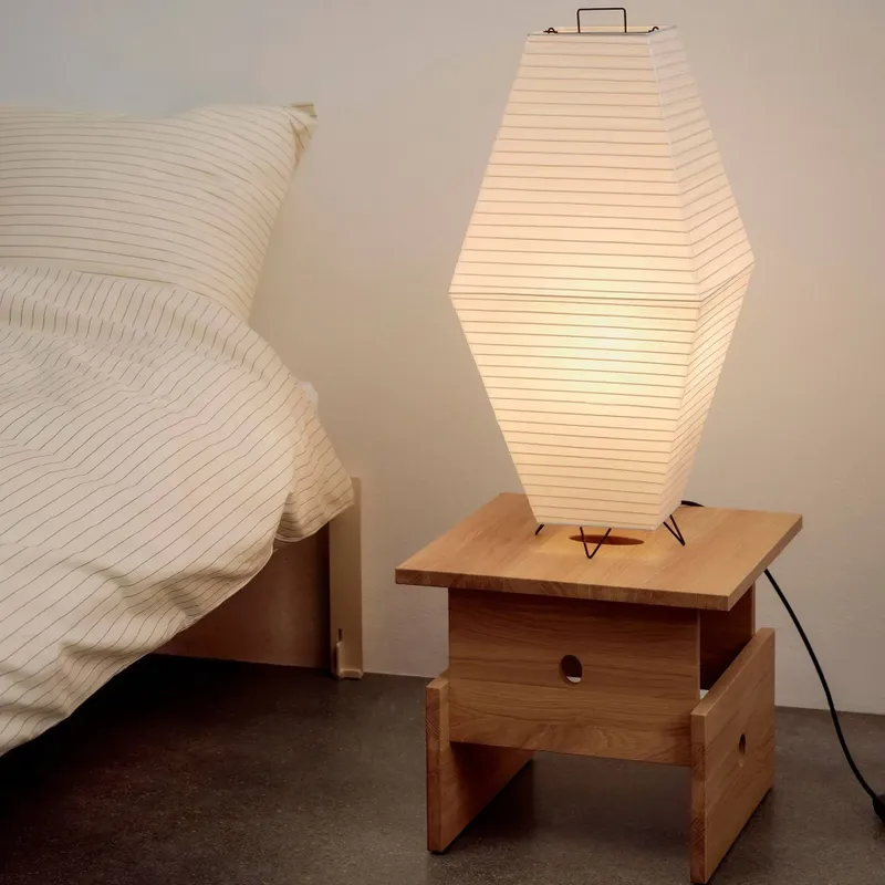 HAY Paper Shade Prism lampskärm för golv-bordslampa Classic white, 30x66 cm