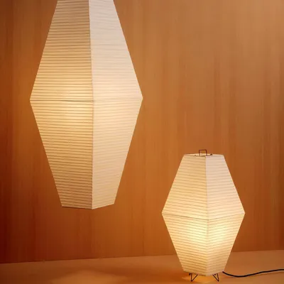HAY Paper Shade Prism lampskärm för golv-bordslampa Classic white, 30x66 cm