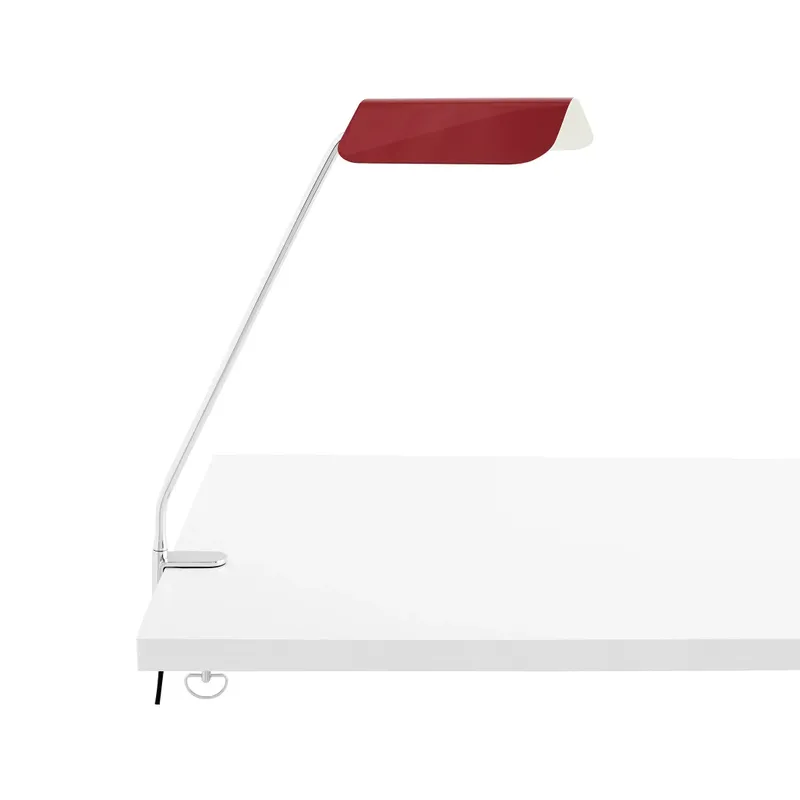 HAY Apex Clip skrivbordslampa Maroon red