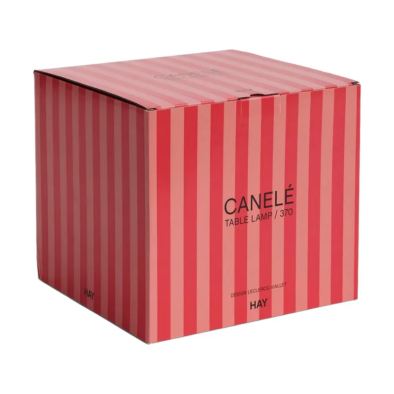 HAY Canelé bordslampa Tomato red