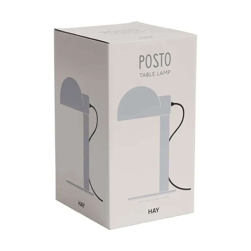 HAY Posto bordslampa Silver grey