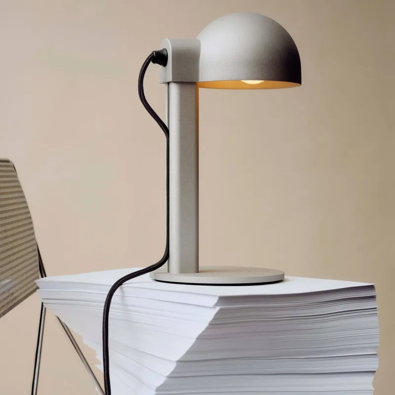 HAY Posto bordslampa Silver grey