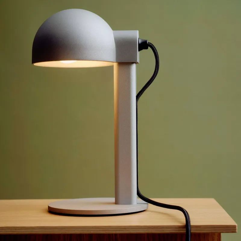 HAY Posto bordslampa Silver grey