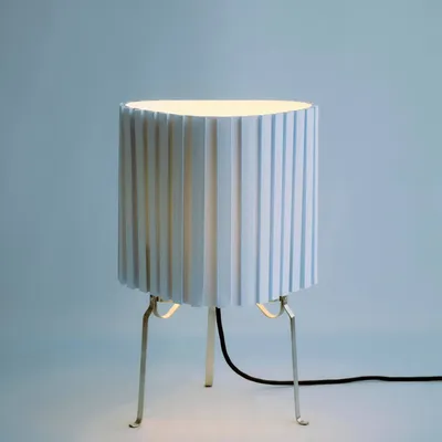 HAY Canelé bordslampa Soft blue