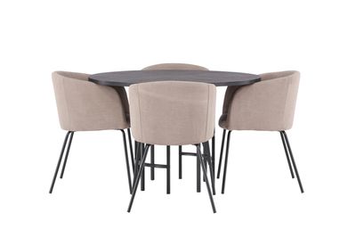 Venture Home Matgrupp Copenhagen med 4st Matstolar Berit