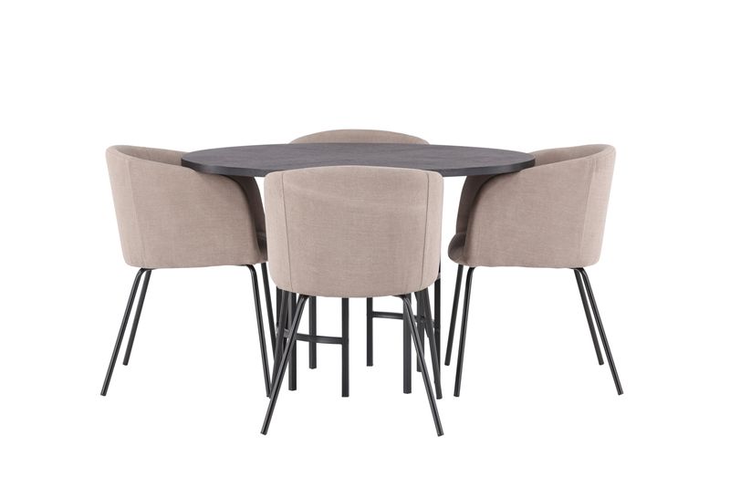 Venture Home Matgrupp Copenhagen med 4st Matstolar Berit