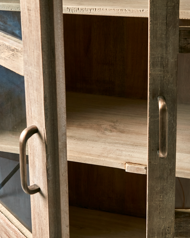 Affari of Sweden RIKO Vitrinskåp, Natur 118x38x160 cm