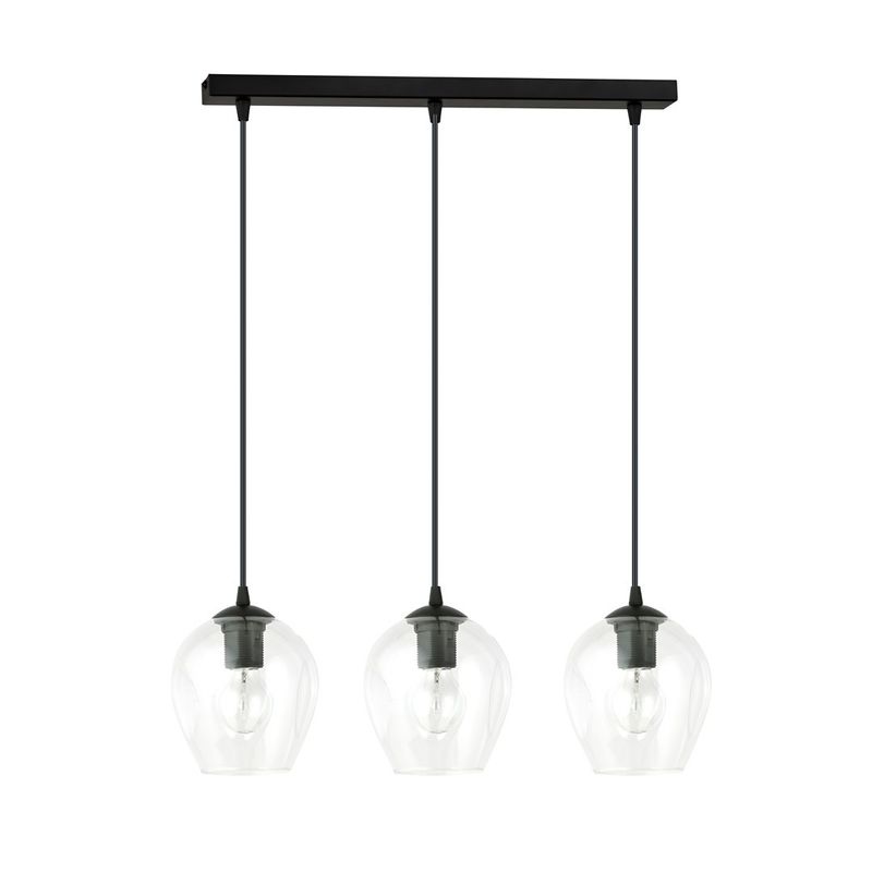 Emibig Lighting Taklampa ISTAR 3 BL TRANSPARENT
