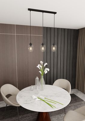 Emibig Lighting Taklampa ISTAR 3 BL TRANSPARENT