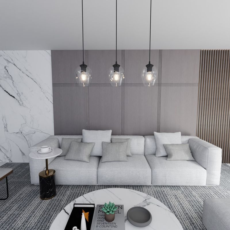 Emibig Lighting Taklampa ISTAR 3 BL TRANSPARENT
