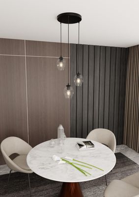 Emibig Lighting Taklampa ISTAR 3 BL PREMIUM TRANSPARENT